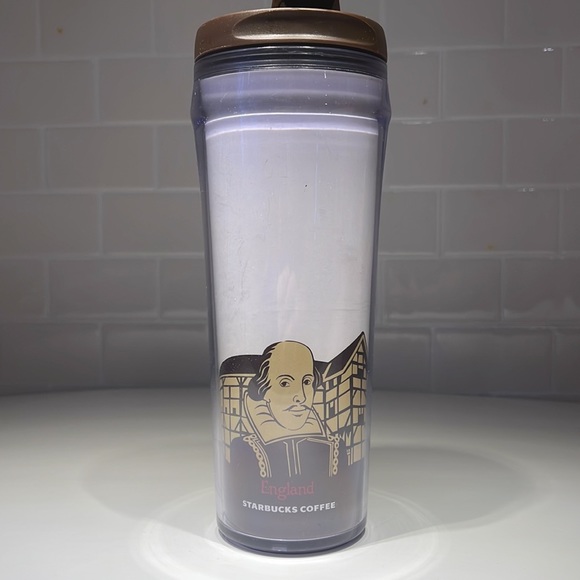STARBUCKS England Plastic Travel Cup - Picture 3 of 5